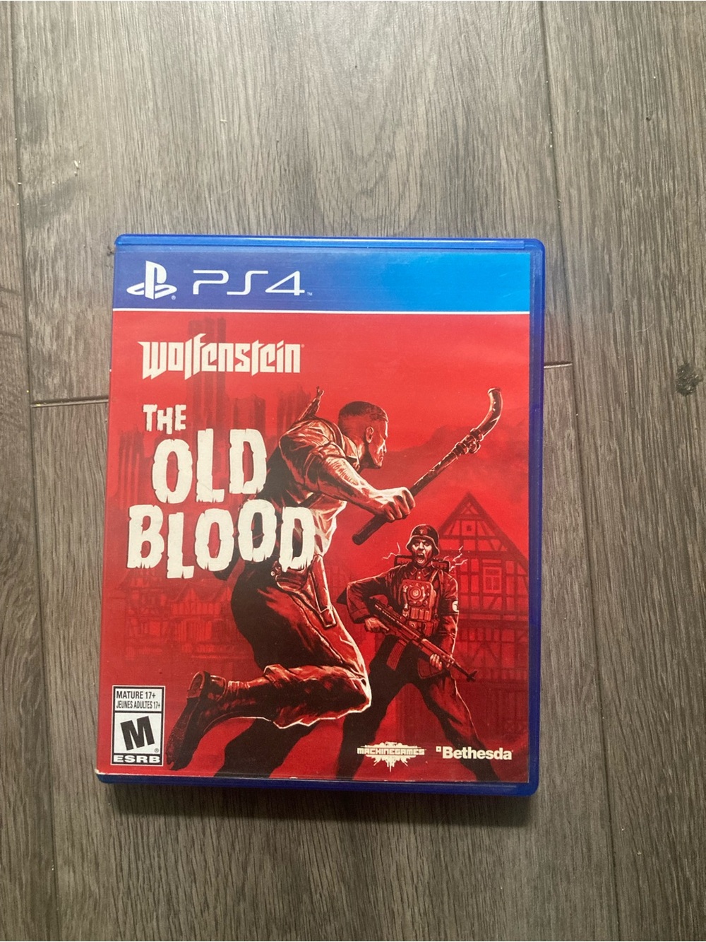 PS4 Wolfenstein: The Old Blood no Manual